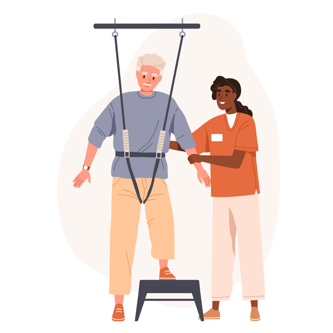 Krankengymnastik am Gerät