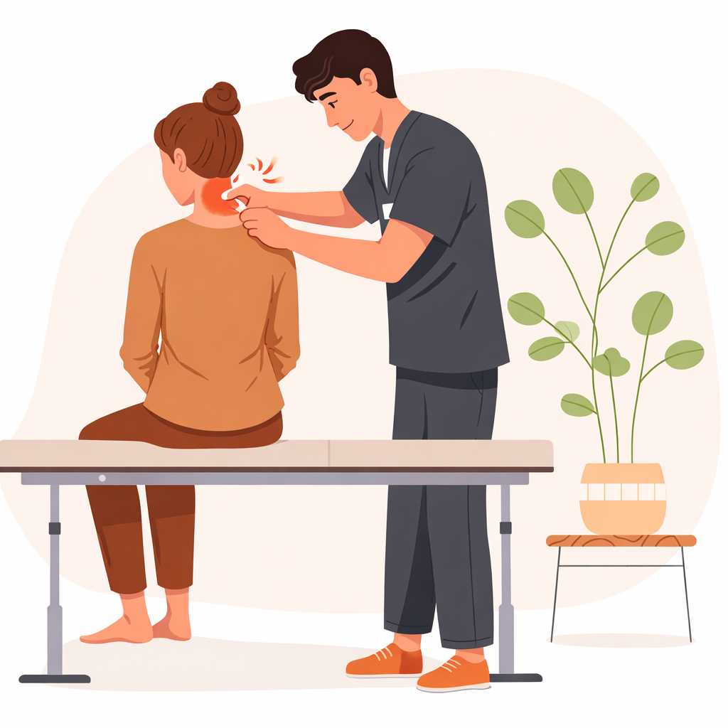 Triggerpunktmassage Nacken